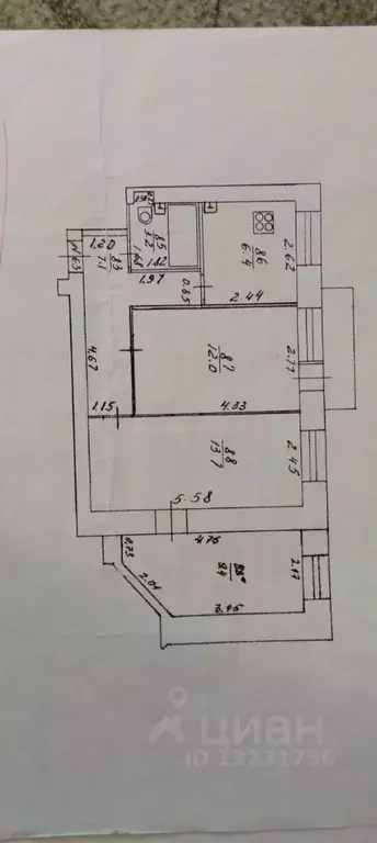3-к кв. Кировская область, Киров ул. Гайдара, 7 (51.8 м) - Фото 1
