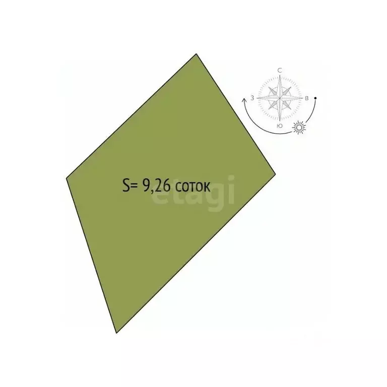 Участок в Новосибирская область, Новосибирский район, с. Боровое  ... - Фото 2