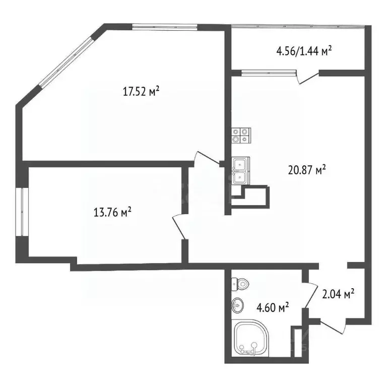 3-к кв. Крым, Ялта ул. Кирова, 155Ак1 (64.0 м) - Фото 2