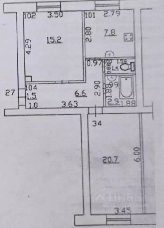2-к кв. Самарская область, Самара просп. Масленникова, 19 (56.1 м) - Фото 1