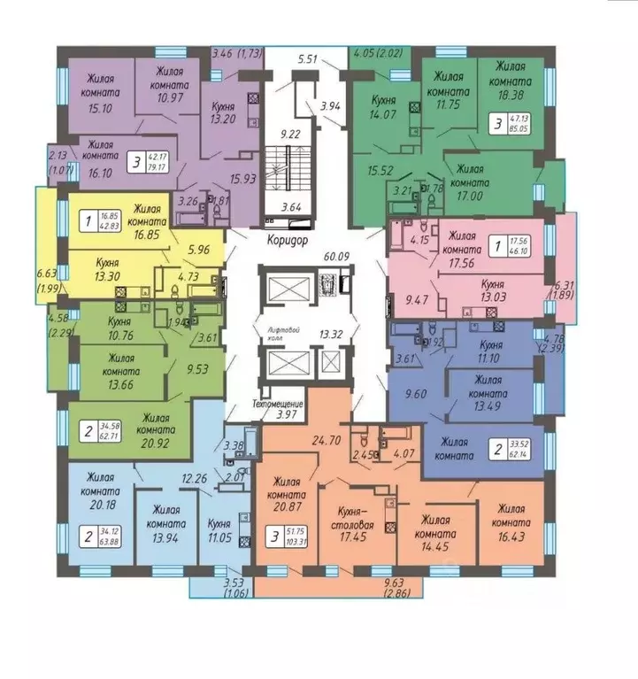 1-к кв. Чувашия, Новочебоксарск ул. Воинов-интернационалистов, поз6 ... - Фото 1