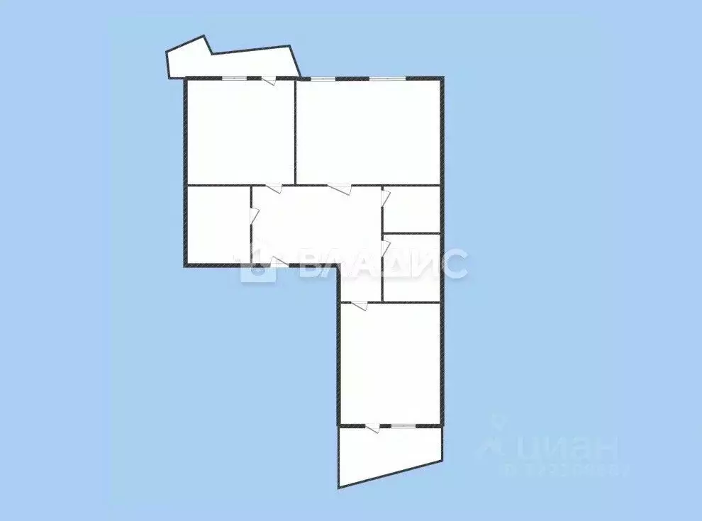 2-к кв. Белгородская область, Старый Оскол Дубрава мкр, 1 кв-л, 20 ... - Фото 1