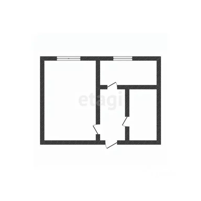 1-к кв. Белгородская область, Вейделевка рп ул. Садовая, 3 (27.4 м) - Фото 2