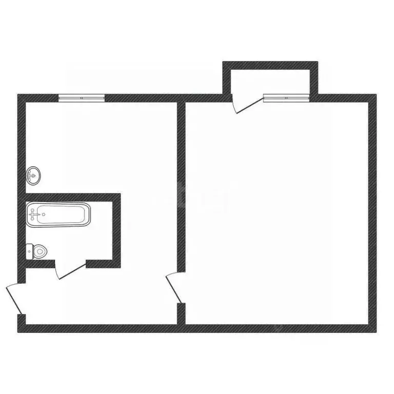 1-к кв. Алтайский край, Бийск Красноярский пер., 30/2 (30.4 м) - Фото 2