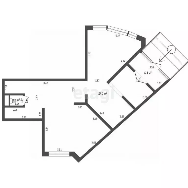 Офис в Мордовия, Саранск ул. Богдана Хмельницкого, 75 (104 м) - Фото 1