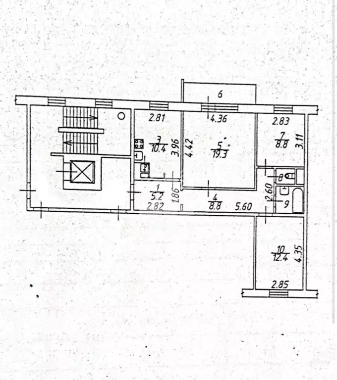 3-к кв. Московская область, Домодедово Северный мкр, ул. Гагарина, 48 ... - Фото 2
