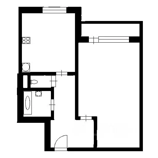 1-к кв. Ленинградская область, Тихвин ул. Машиностроителей, 42 (44.0 ... - Фото 2