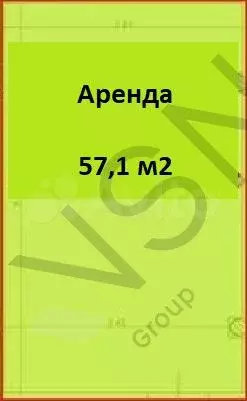 57 м2, 1-я линия, витрины, трафик - Фото 0