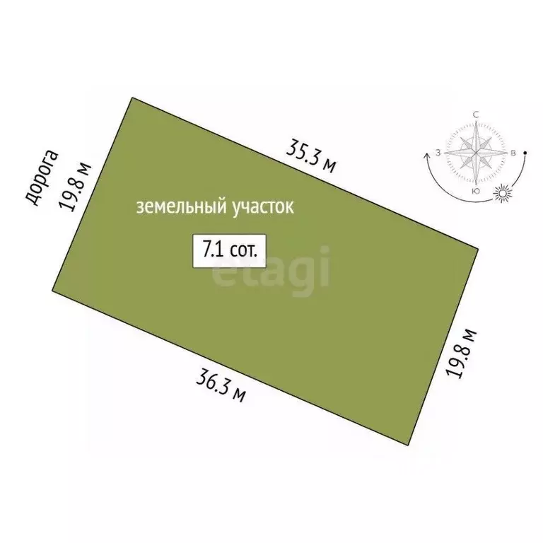 Участок в Тюменская область, Тюмень  (7.0 сот.) - Фото 2