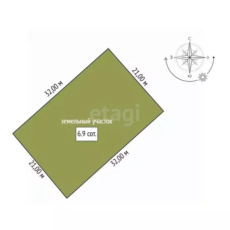 Участок в Амурская область, Благовещенск 5-я Стройка мкр,  (6.9 сот.) - Фото 2