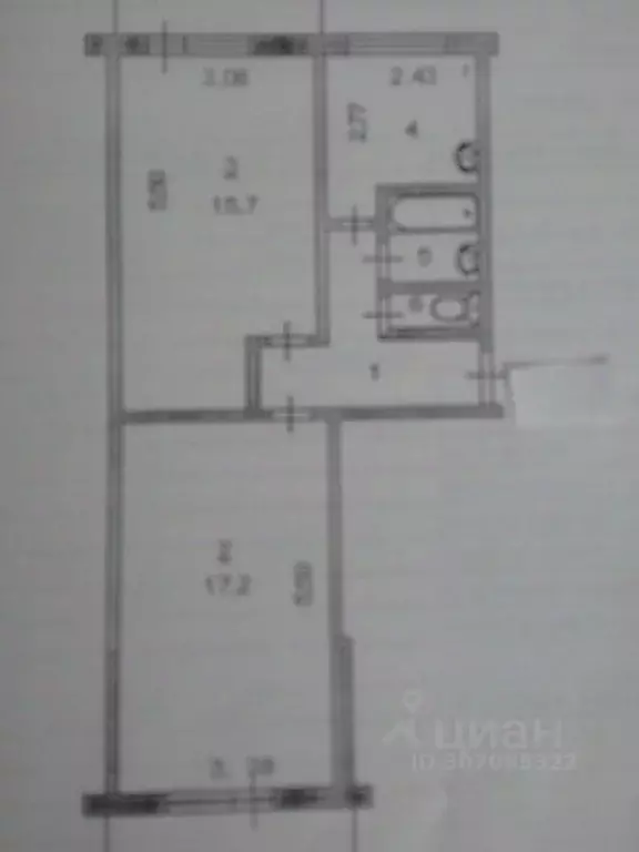 2-к кв. Иркутская область, Усть-Илимск ул. Романтиков, 11 (47.0 м) - Фото 1