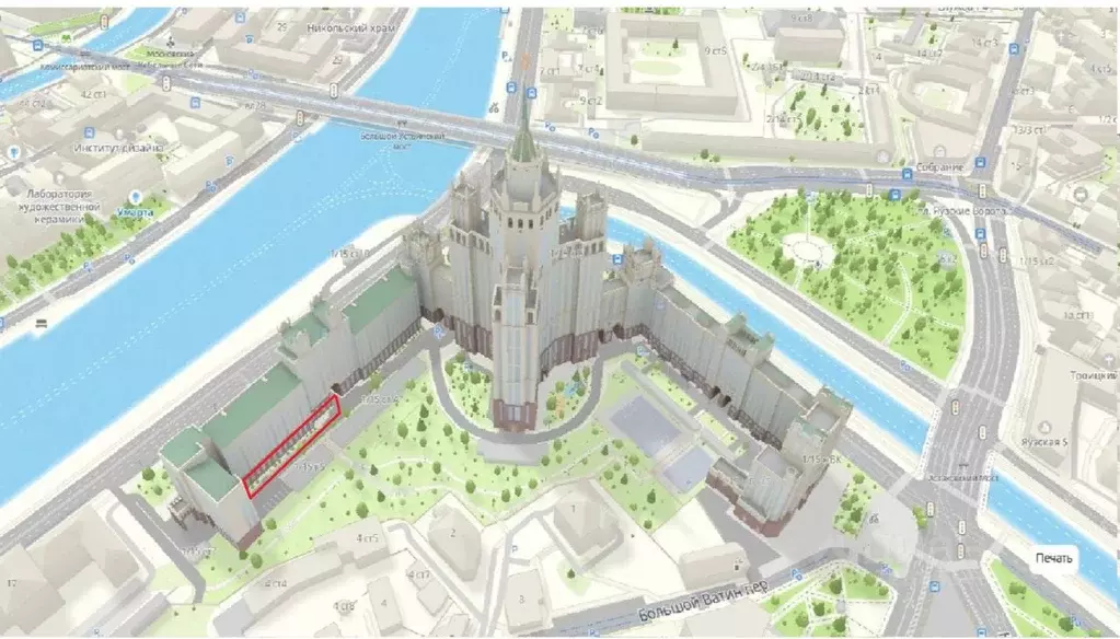 Помещение свободного назначения в Москва Котельническая наб., 1/15кА ... - Фото 2