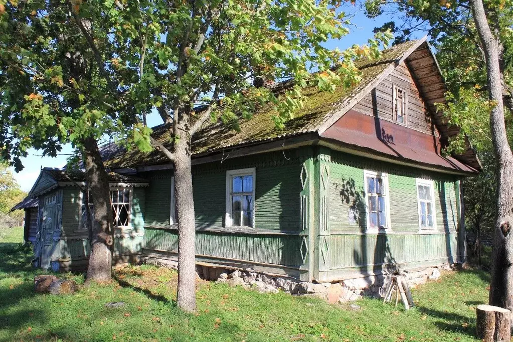 Дом в Псковская область, Гдовский район, Юшкинская волость, д. Козлово ... - Фото 1