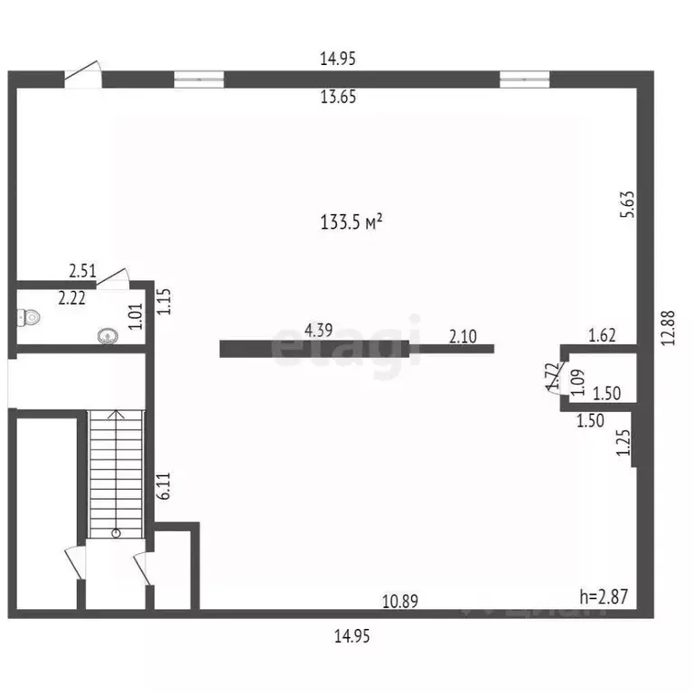 Офис в Орловская область, Орел Московское ш., 111Д (67 м) - Фото 0