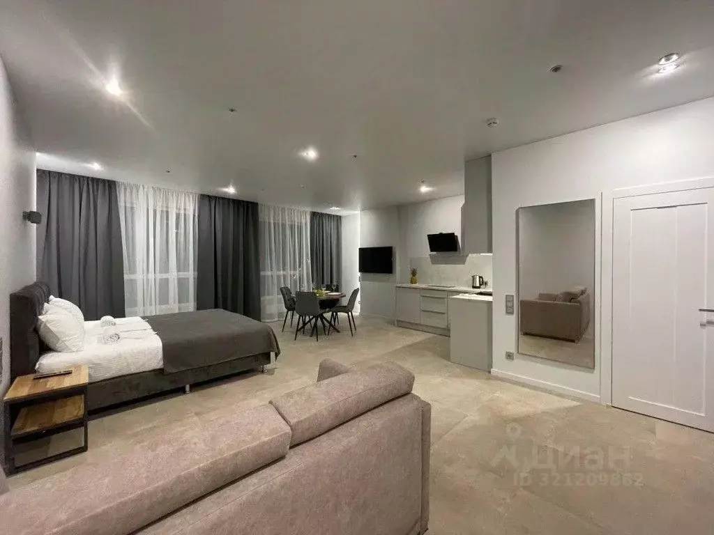 1-к кв. Калининградская область, Светлогорск ул. Ленина, 52 (45.0 м) - Фото 2