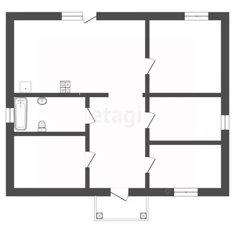Дом в Тюменская область, Тюмень Россиянка садовое товарищество, ул. ... - Фото 1