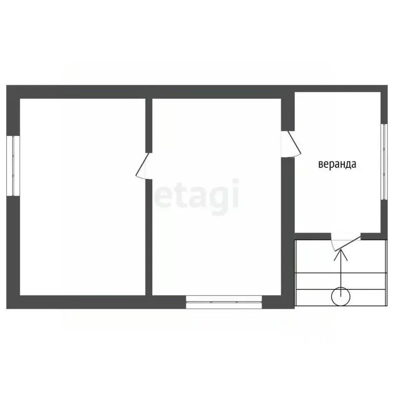 Дом в Тюменская область, Тюмень Парус СНТ, ул. Приозерная (20 м) - Фото 2
