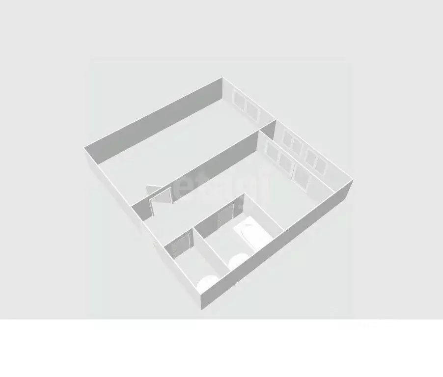 1-к кв. Сахалинская область, Южно-Сахалинск Больничная ул., 2к7 (38.1 ... - Фото 1