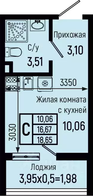 Студия Краснодарский край, Туапсинский муниципальный округ, с. Небуг ... - Фото 0