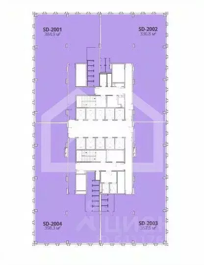 Помещение свободного назначения в Москва Дмитровский проезд, вл1Г (337 ... - Фото 2