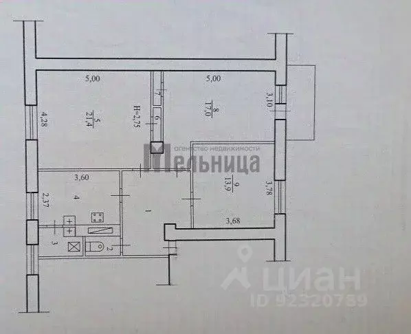 Комната Волгоградская область, Волгоград ул. Борьбы, 6 (17.0 м) - Фото 2