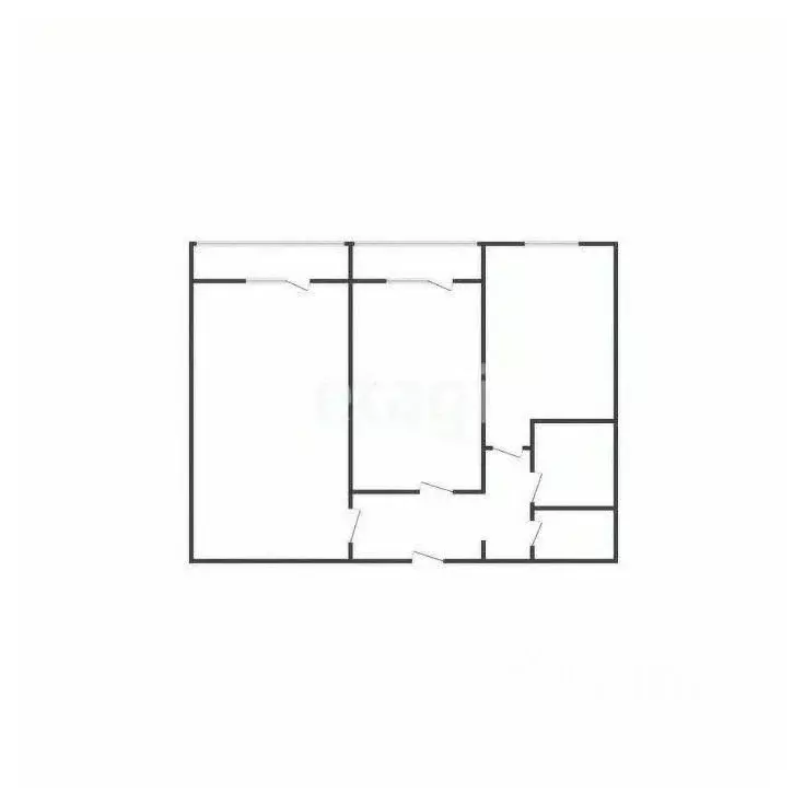 3-к кв. Курская область, Курск ул. Энгельса, 115А/2 (63.0 м) - Фото 2