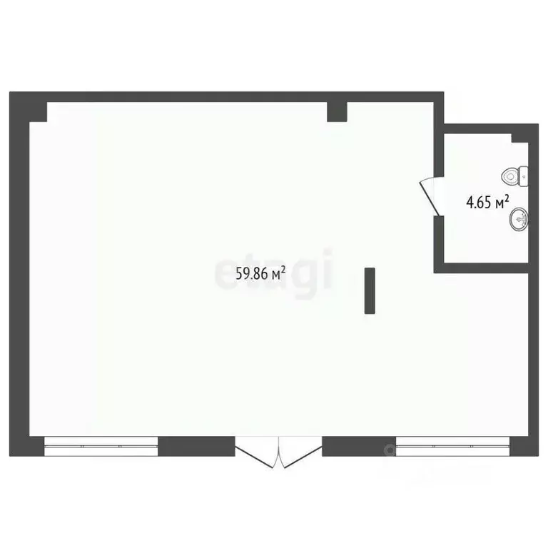 Помещение свободного назначения в Тюменская область, Тюмень ул. ... - Фото 1