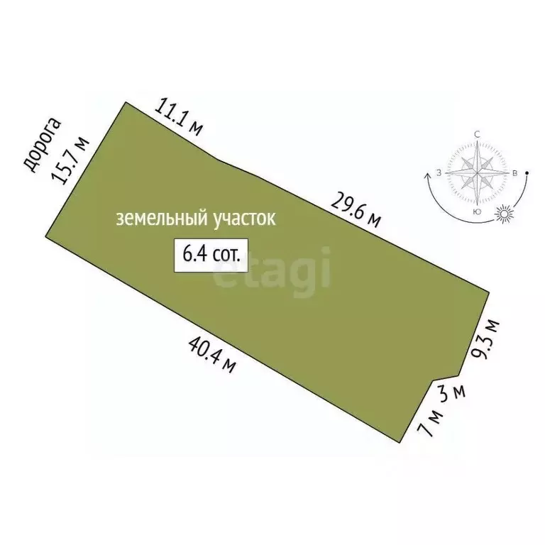 Участок в Тюменская область, Тюменский муниципальный округ, д. ... - Фото 1