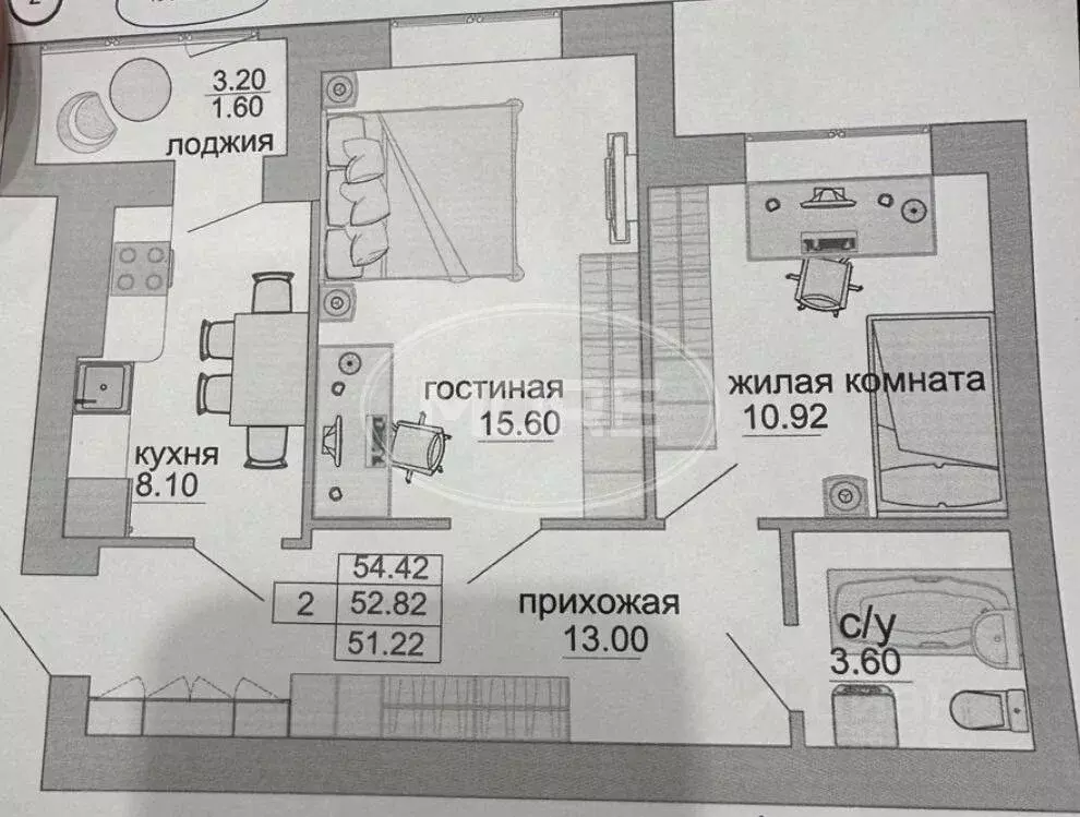 2-к кв. Калининградская область, Зеленоградск ул. Тургенева, 16Ак2 ... - Фото 2