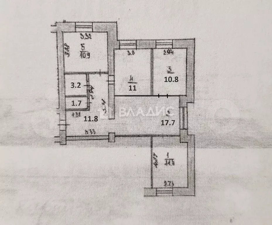 3-к. квартира, 78,7 м, 2/12 эт. - Фото 0
