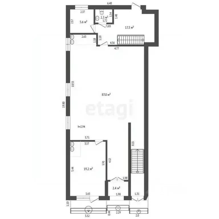 Торговая площадь в Ростовская область, Ростов-на-Дону Крепостной пер., ... - Фото 2