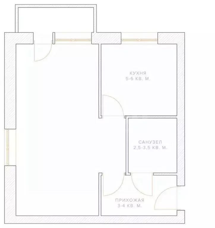 1-к кв. Сахалинская область, Поронайск Сахалинская ул., 3 (32.0 м) - Фото 2