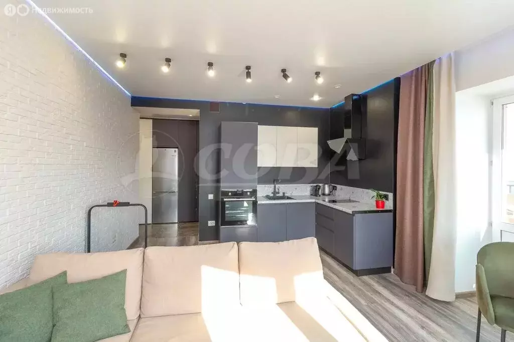 Квартира-студия: Тюмень, улица Дружбы, 73к4 (29.8 м) - Фото 2