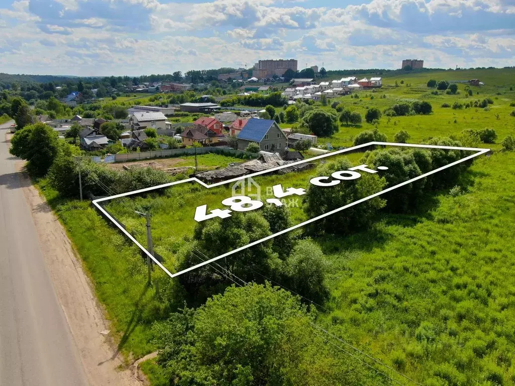 Участок в Калужская область, Калуга с. Ждамирово, ул. Городенская ... - Фото 1