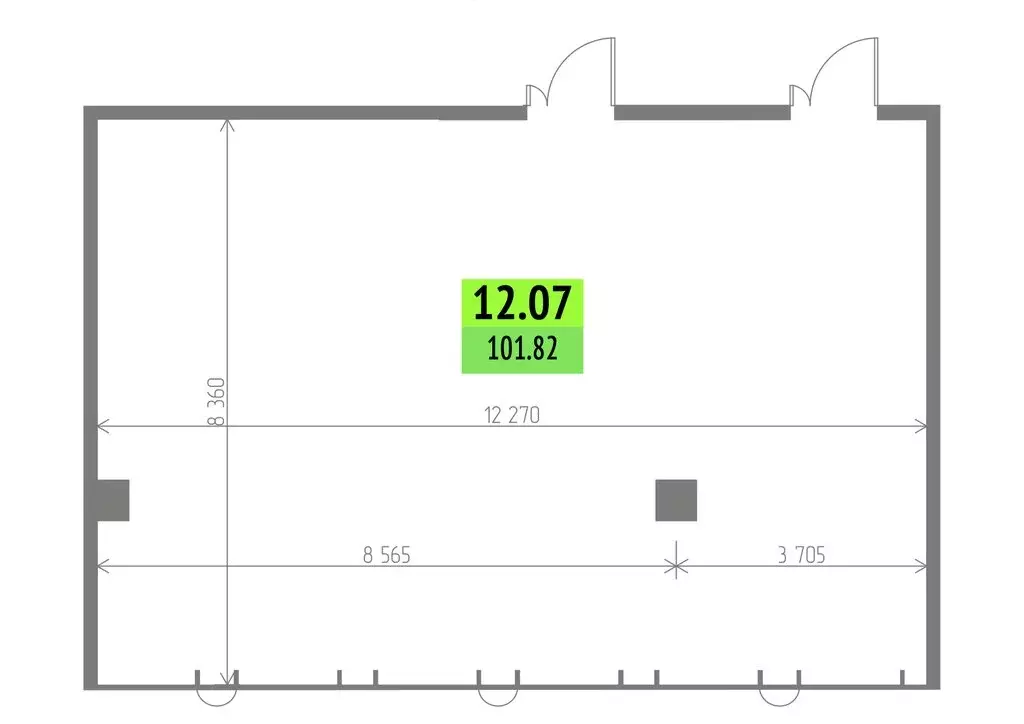 Офис (101.82 м) - Фото 2