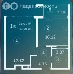 1-комнатная квартира: Коктебель, Арматлукская улица, 2 (39.2 м) - Фото 1