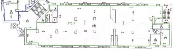 Аренда офиса 572,7 м2 м. Китай-город в цао - Фото 0