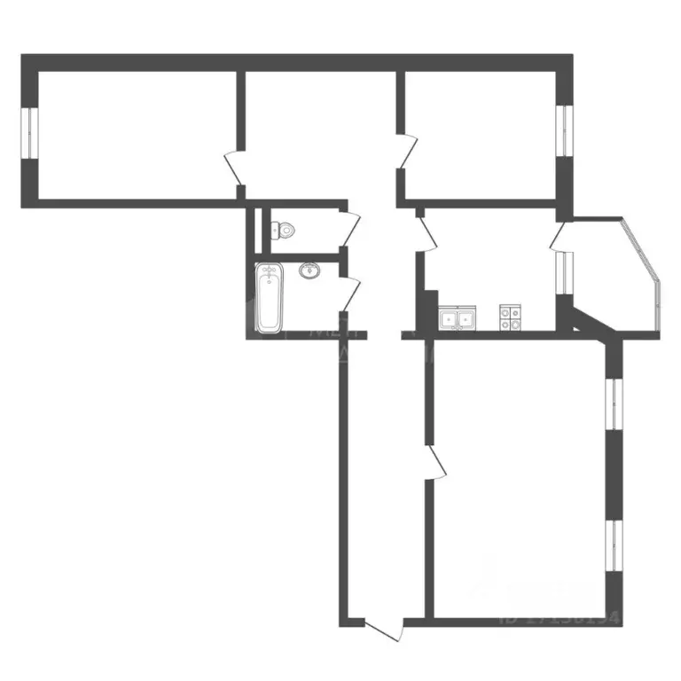 3-к кв. Тюменская область, Тюмень ул. Муравленко, 7 (75.0 м) - Фото 2