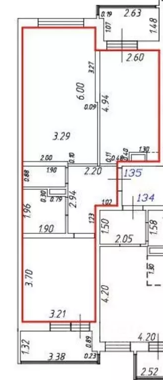 2-к кв. Краснодарский край, Краснодар Российская ул., 257/7 (61.0 м) - Фото 2