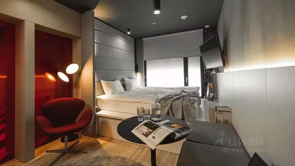 Студия Санкт-Петербург ул. Салова, 61 (17.0 м) - Фото 1