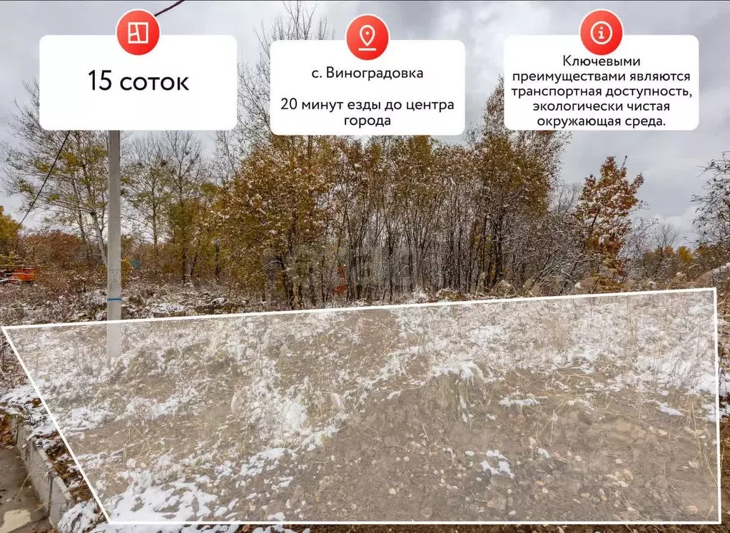 Участок в Хабаровский край, Хабаровский район, Мичуринское с/пос, с. ... - Фото 1