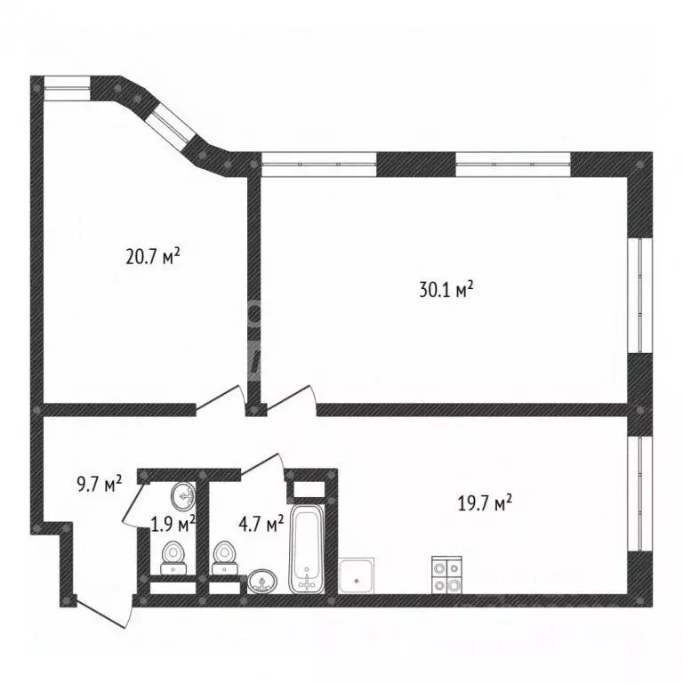 5-к кв. Москва Стремянный пер., 2 (173.6 м) - Фото 2
