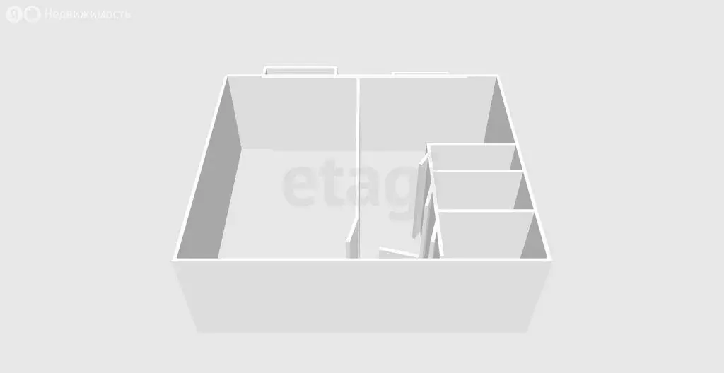 1-комнатная квартира: село Быков, Горняцкая улица, 22 (39 м) - Фото 1