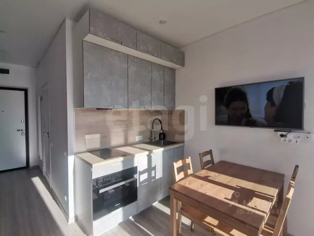 Студия Тюменская область, Тюмень ул. Краснооктябрьская, 16 (18.7 м) - Фото 1