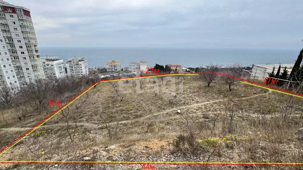 Участок в Крым, Ялта муниципальный округ, Кореиз пгт, пос. Мисхор  ... - Фото 1