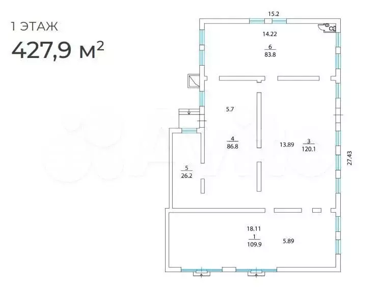 Продам помещение свободного назначения, 427.9 м - Фото 0