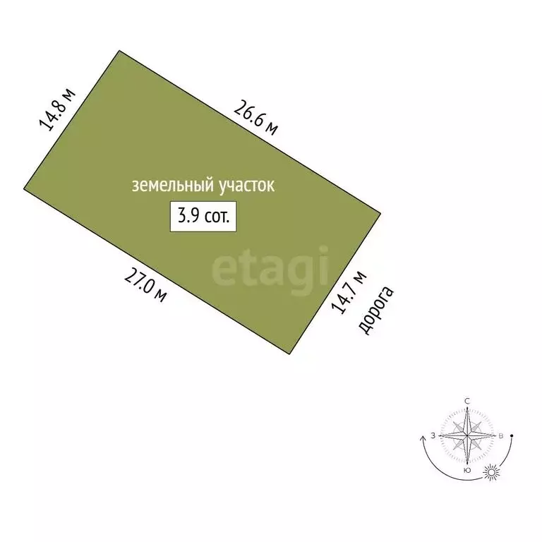 Участок в Омск, микрорайон СибНИИСХоз (3.87 м) - Фото 1