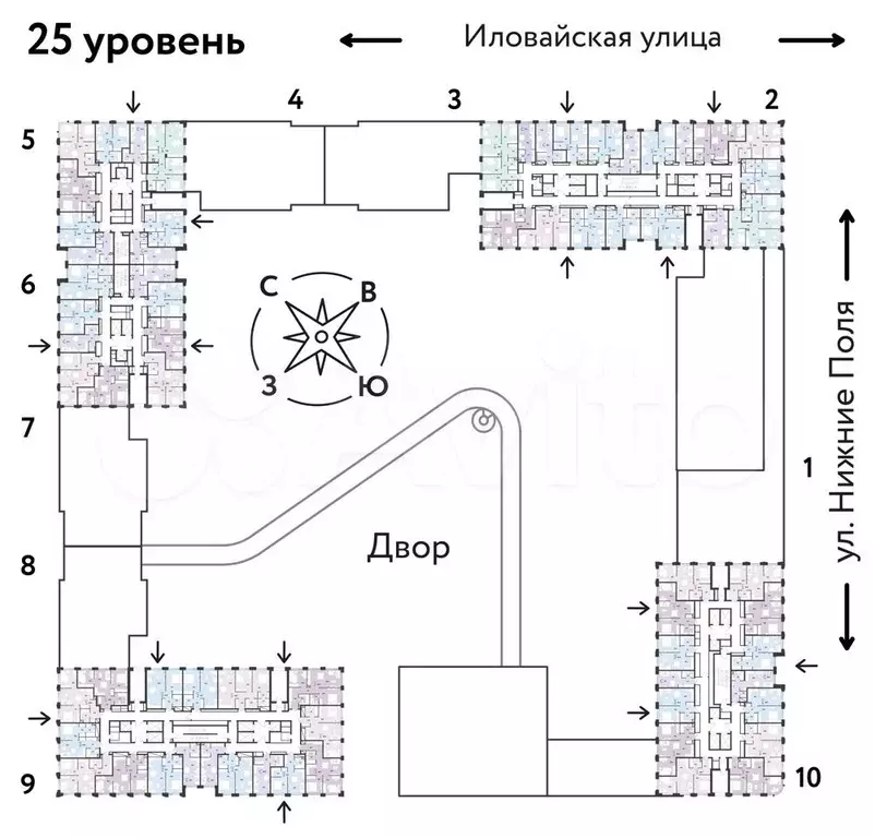 3-к. квартира, 51,1 м, 25/38 эт. - Фото 1