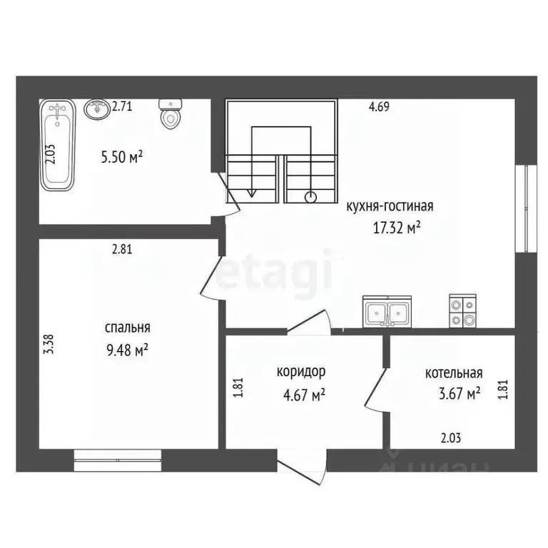 Дом в Тюменская область, Тюмень Зеленый Бор ДНТСН,  (83 м) - Фото 1