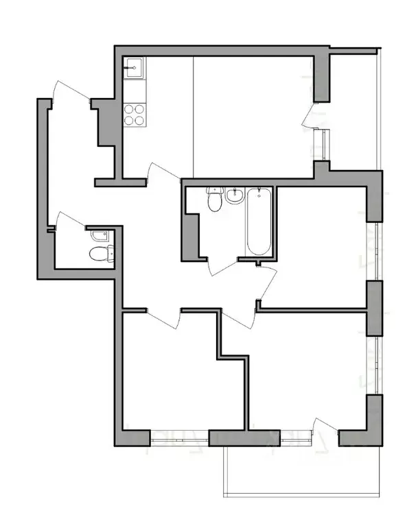 4-к кв. Иркутская область, Иркутск Ново-Ленино мкр, Территория 1-й ... - Фото 0